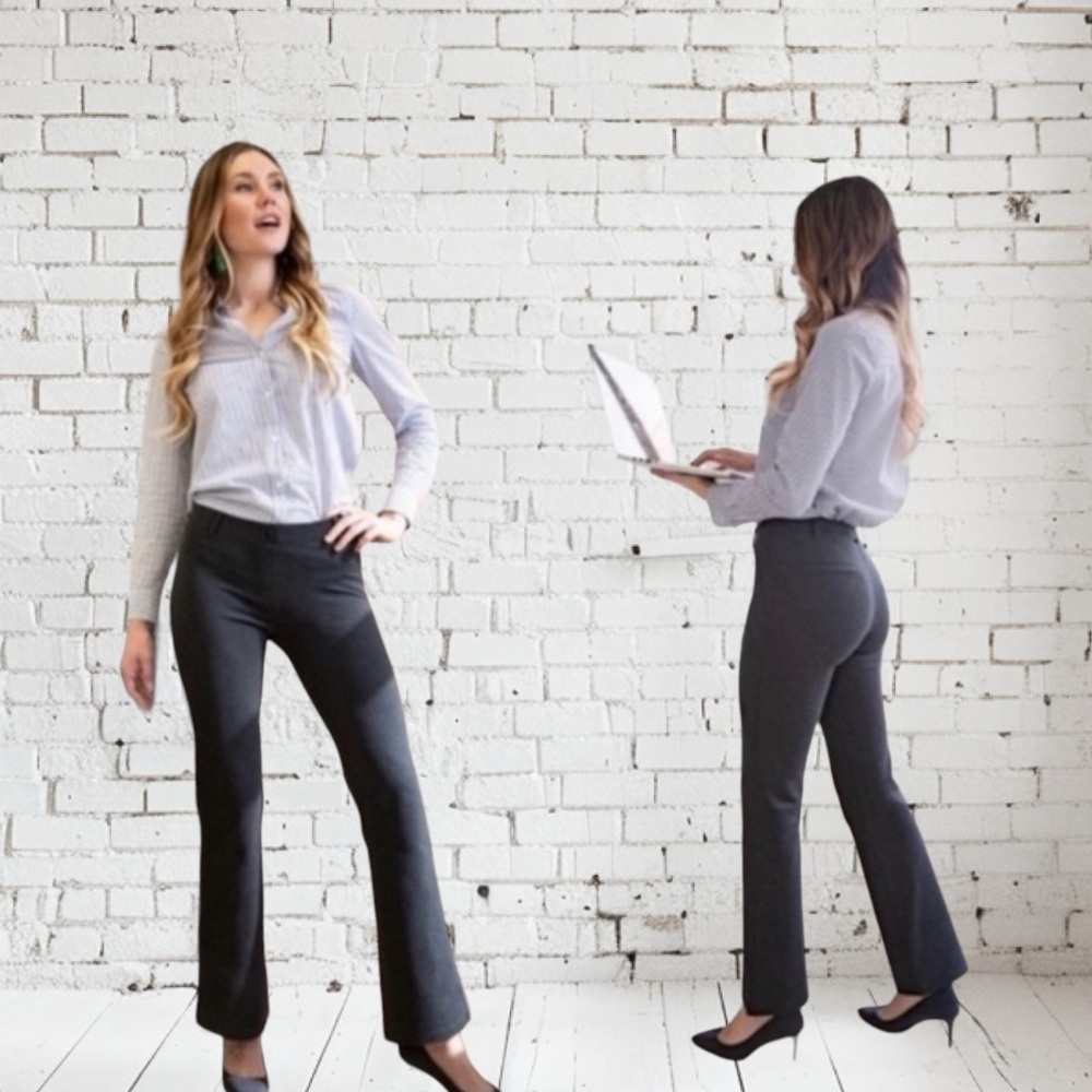 BetaBrand Dress Pant Yoga Pull On Stretch Straight Leg Black Sz: M